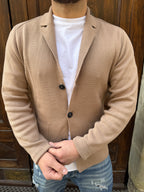 Cardigan Milano di Hamaki-Ho tabacco