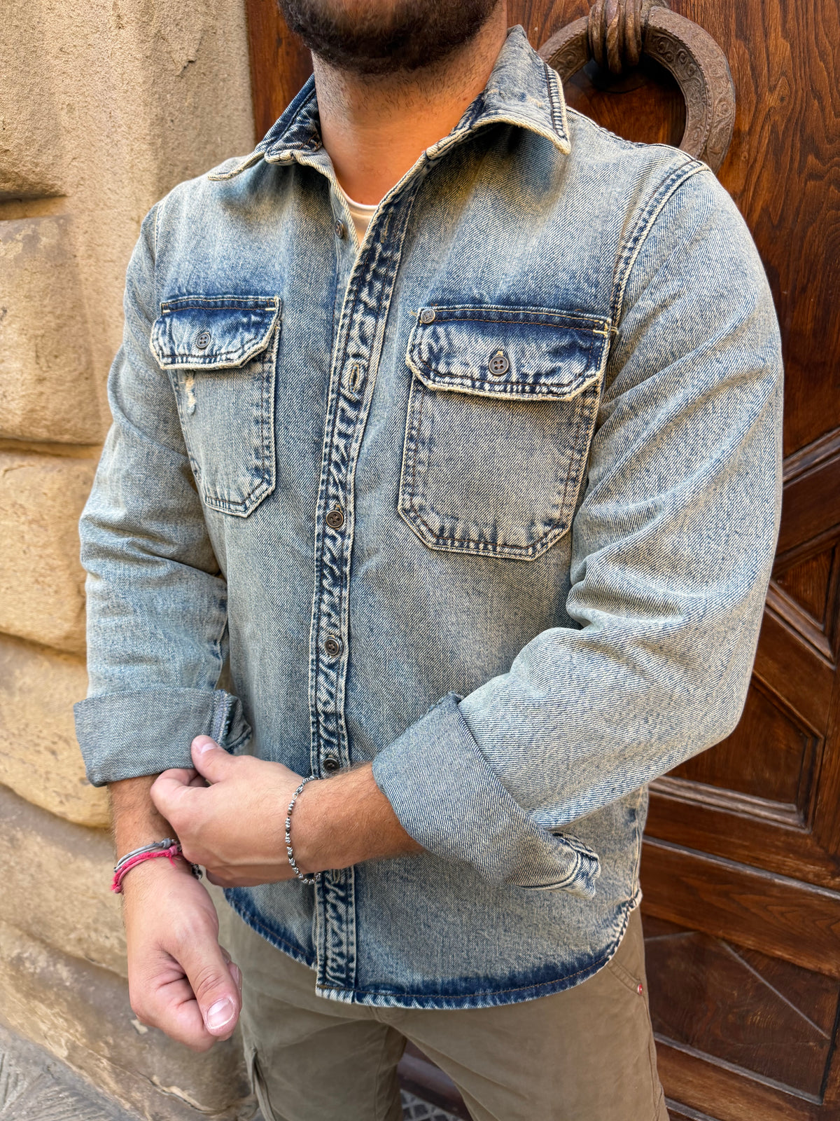 Overshirt in Denim di Pont