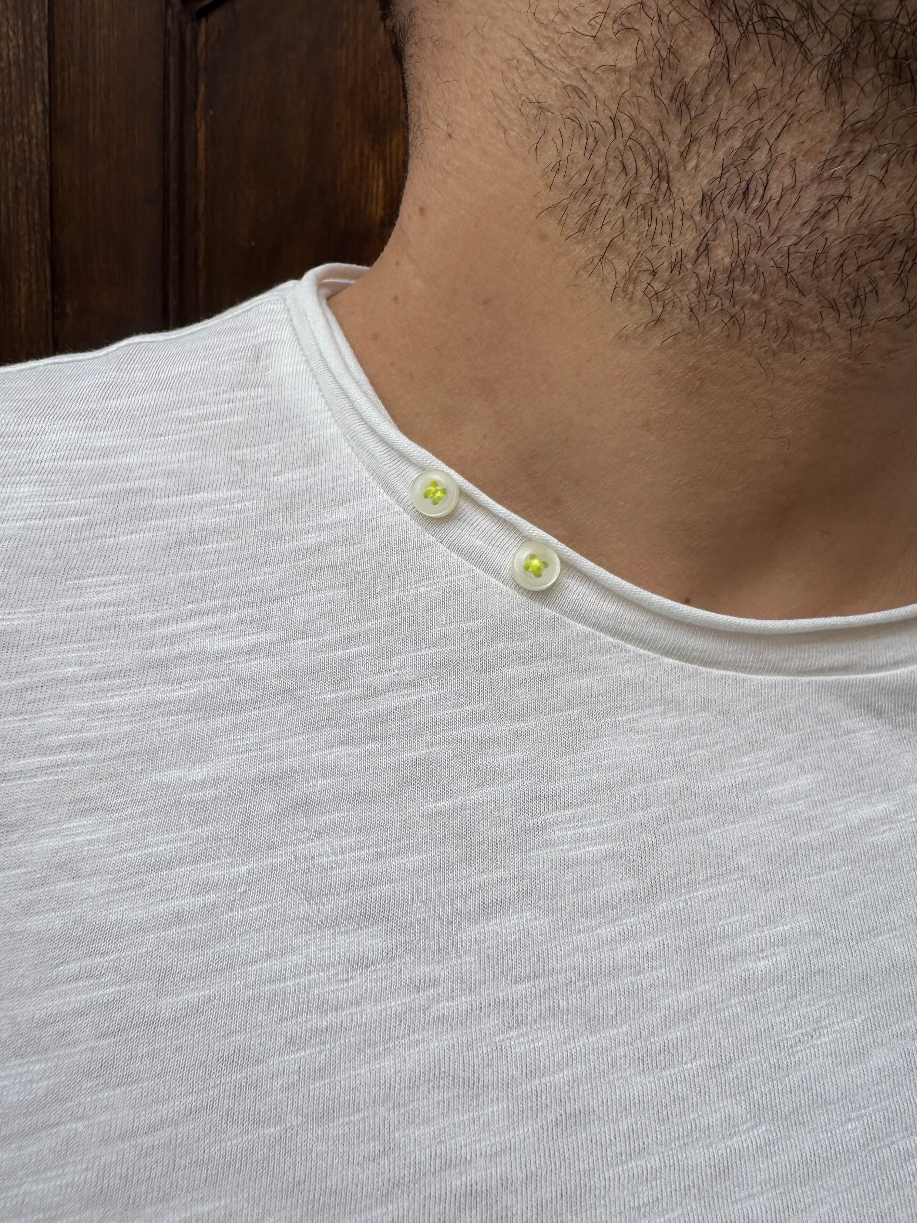 T-Shirt Topo di Tréz bianca