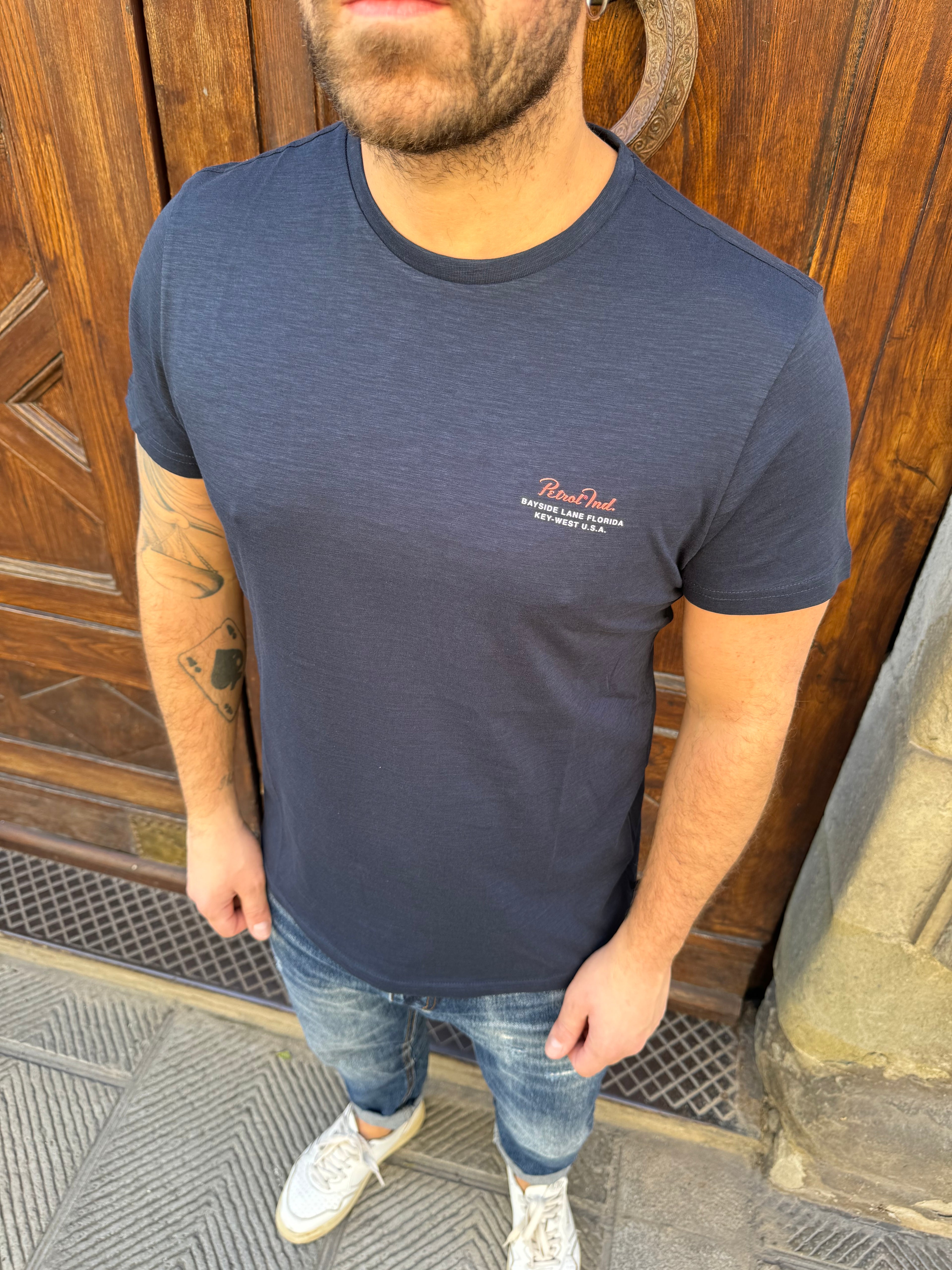 T-Shirt Malibù blu di Petrol Ind.