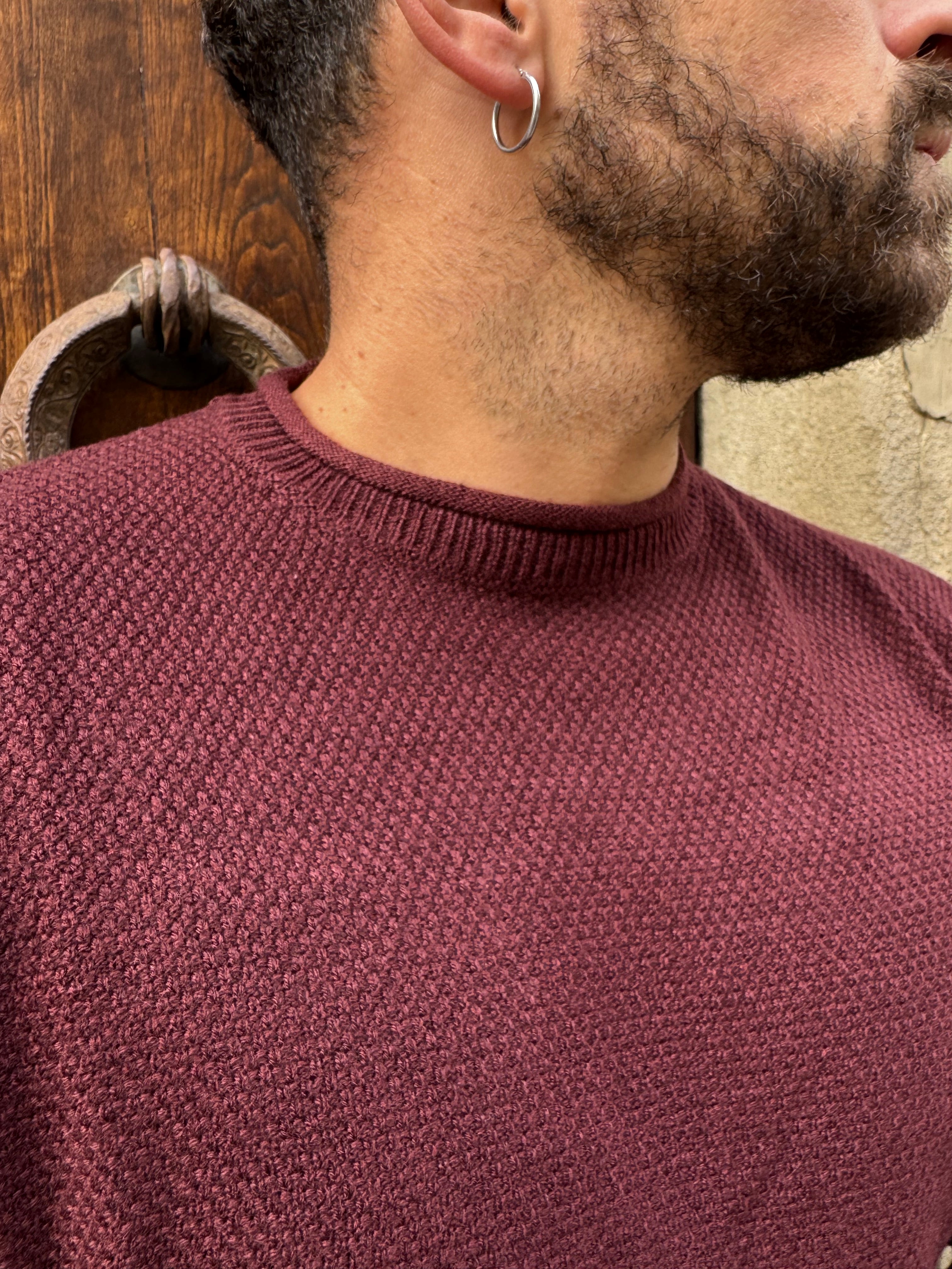 Maglioncino Carlos di Telamira bordeaux