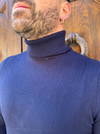 Maglioncino Dolcevita di Telamira blu