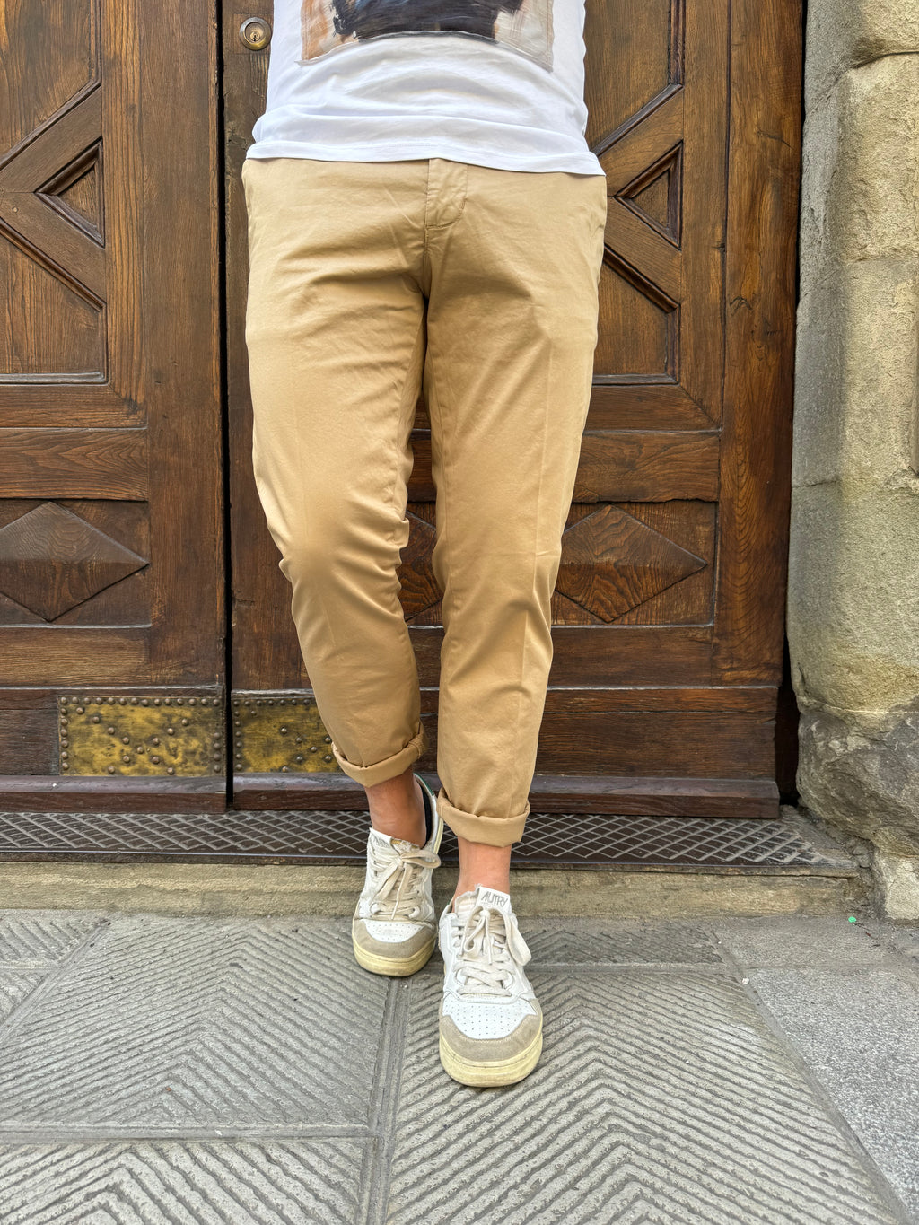 Pantalone Chinos di Telamira beige