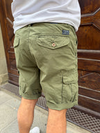 Bermuda cargo di Petrol verde militare