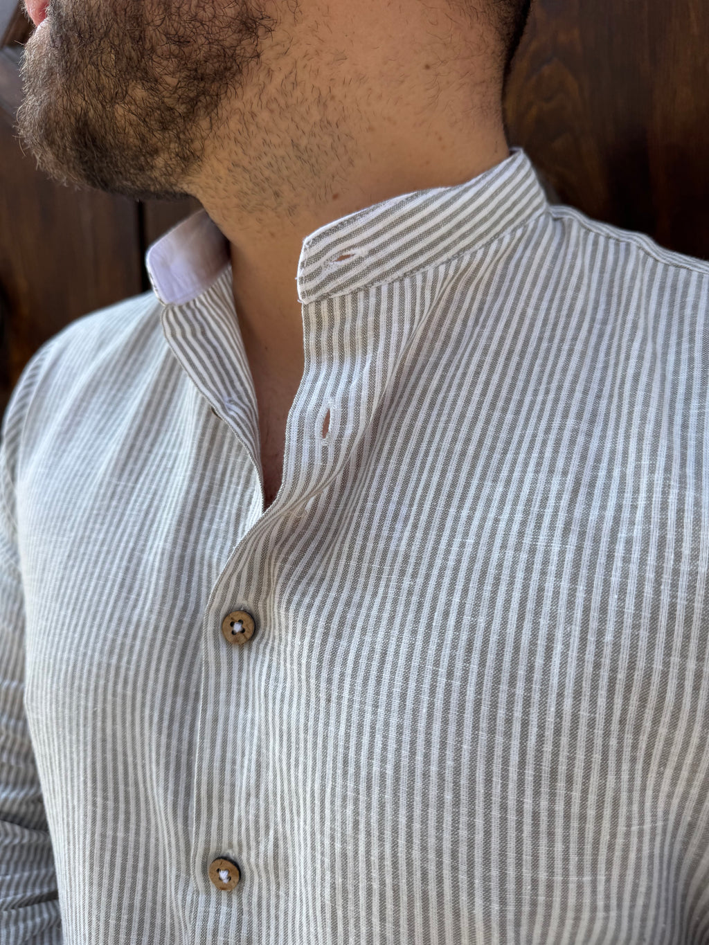 Camicia Versilia di Hamaki-Ho verde