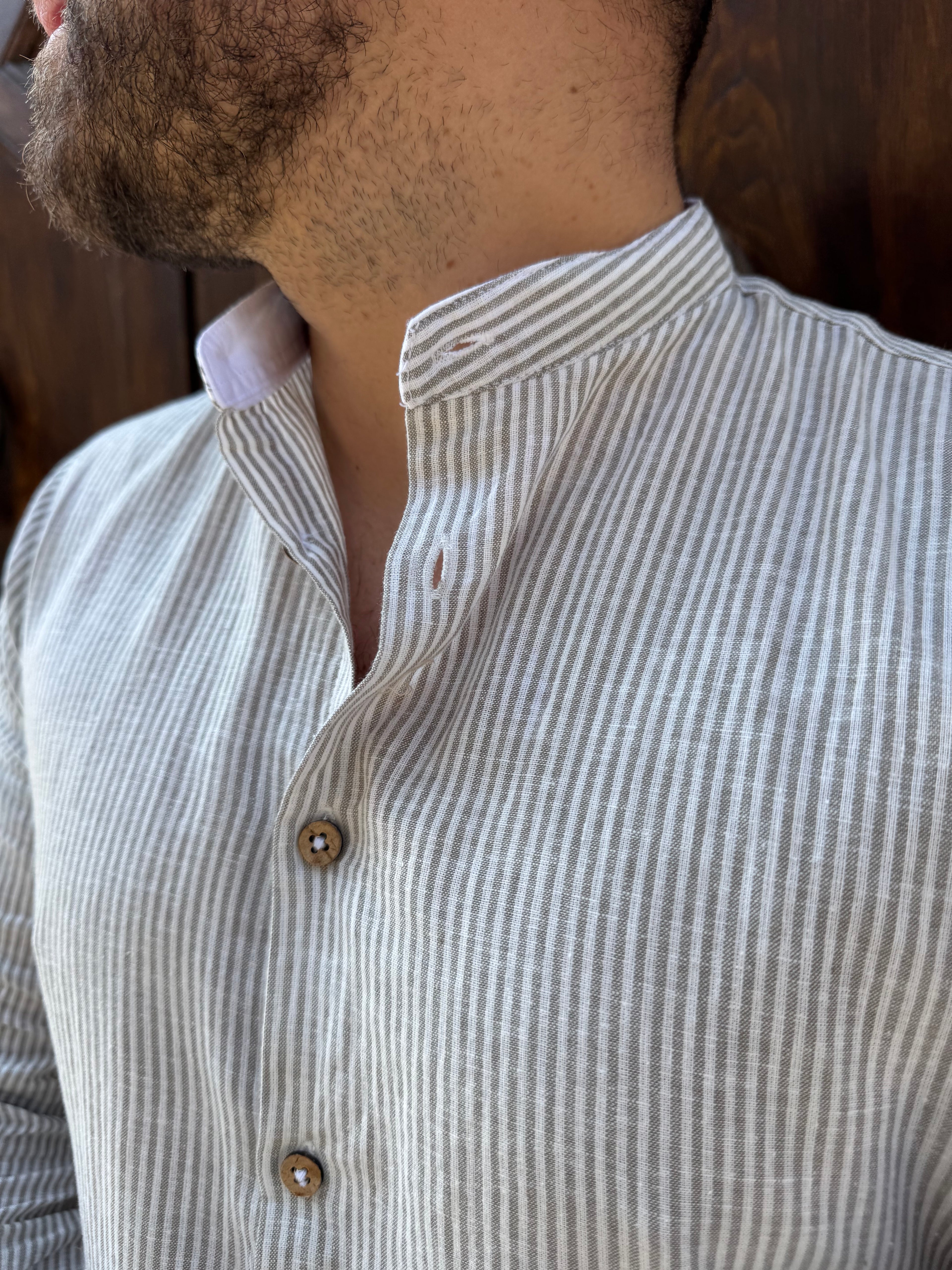 Camicia Versilia di Hamaki-Ho verde