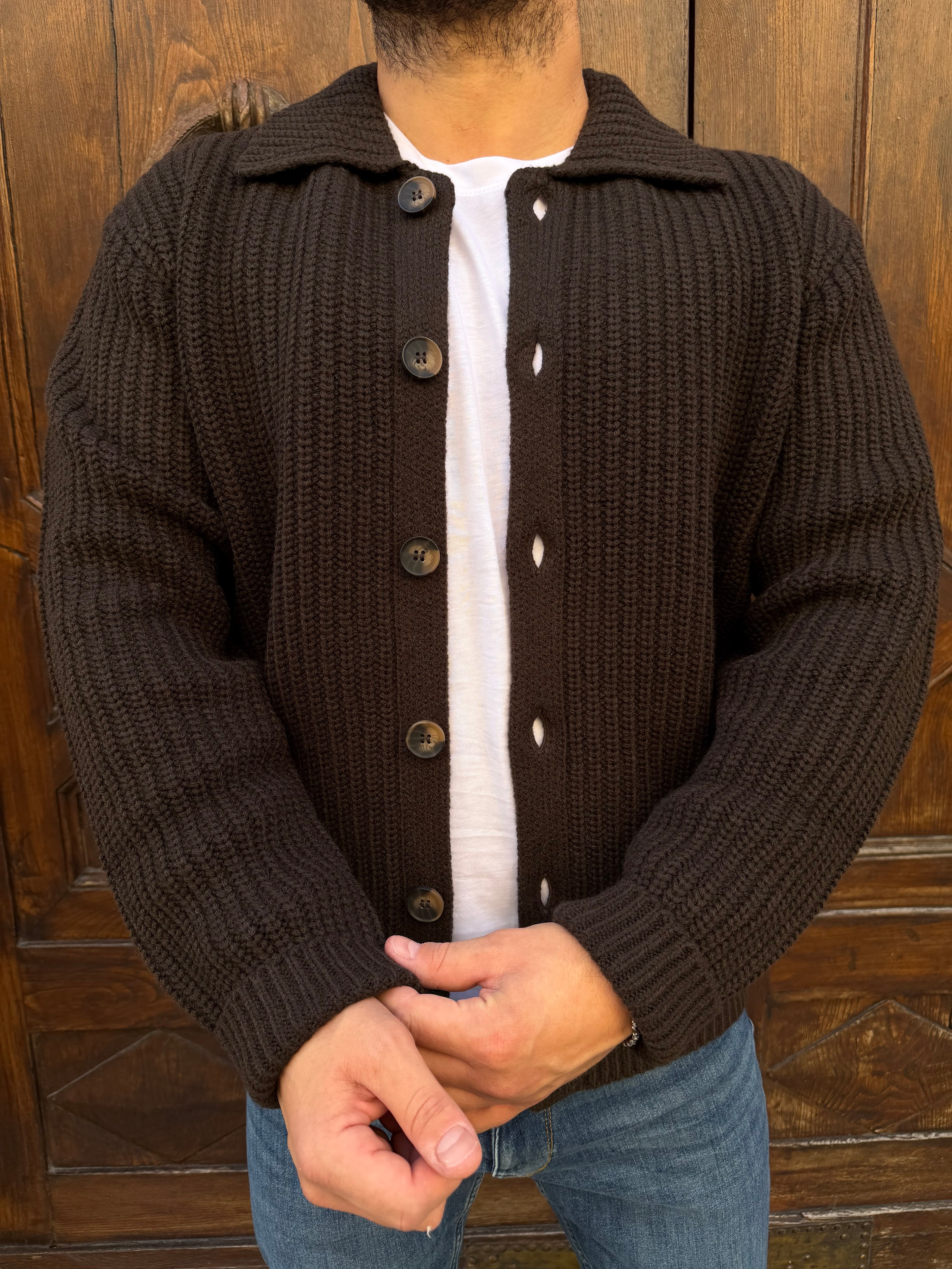 Cardigan Bob di HAMAKI-HO moro