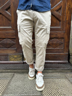 Pantalone Cargo di Trèz sabbia