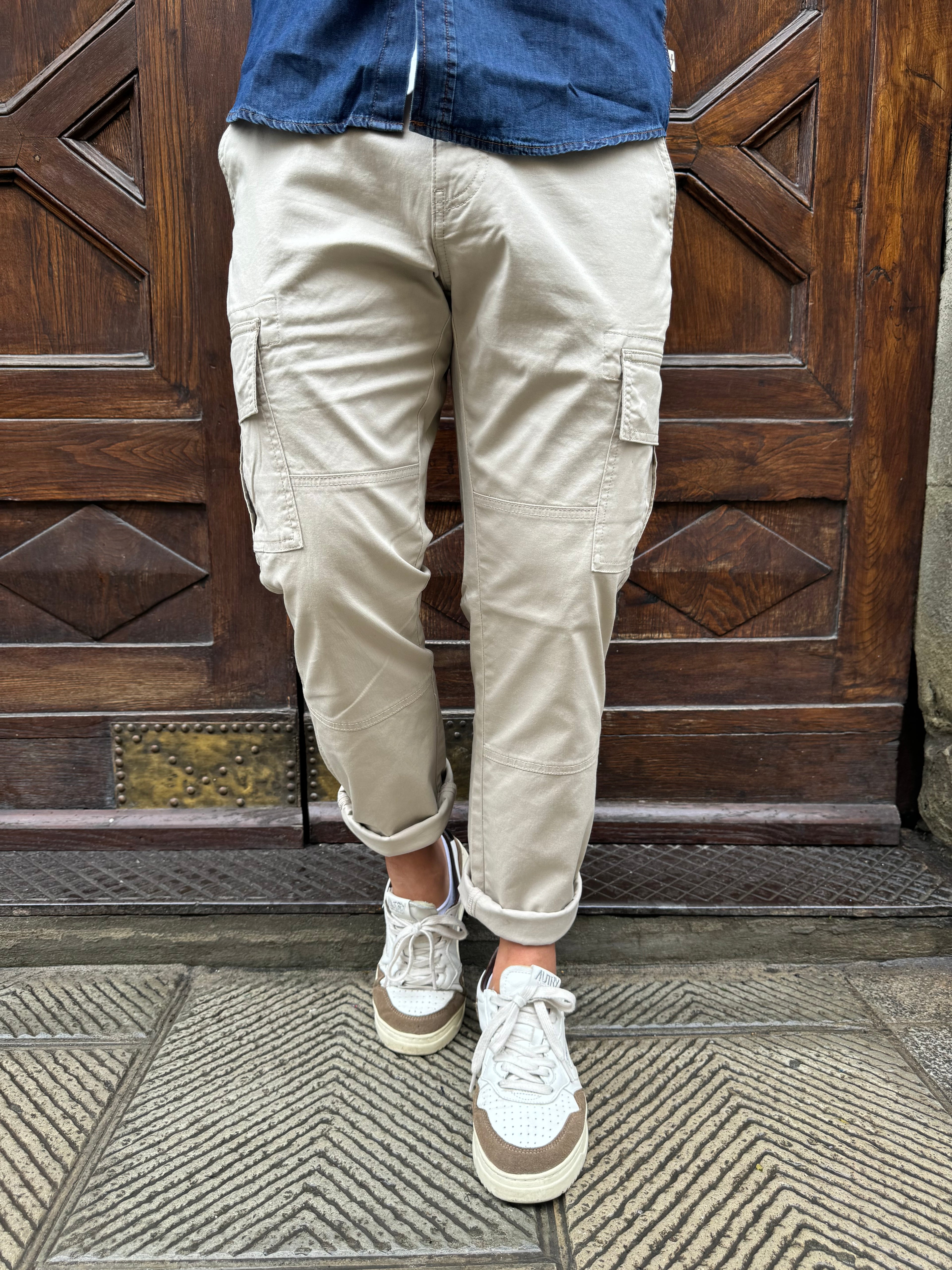 Pantalone Cargo di Trèz sabbia
