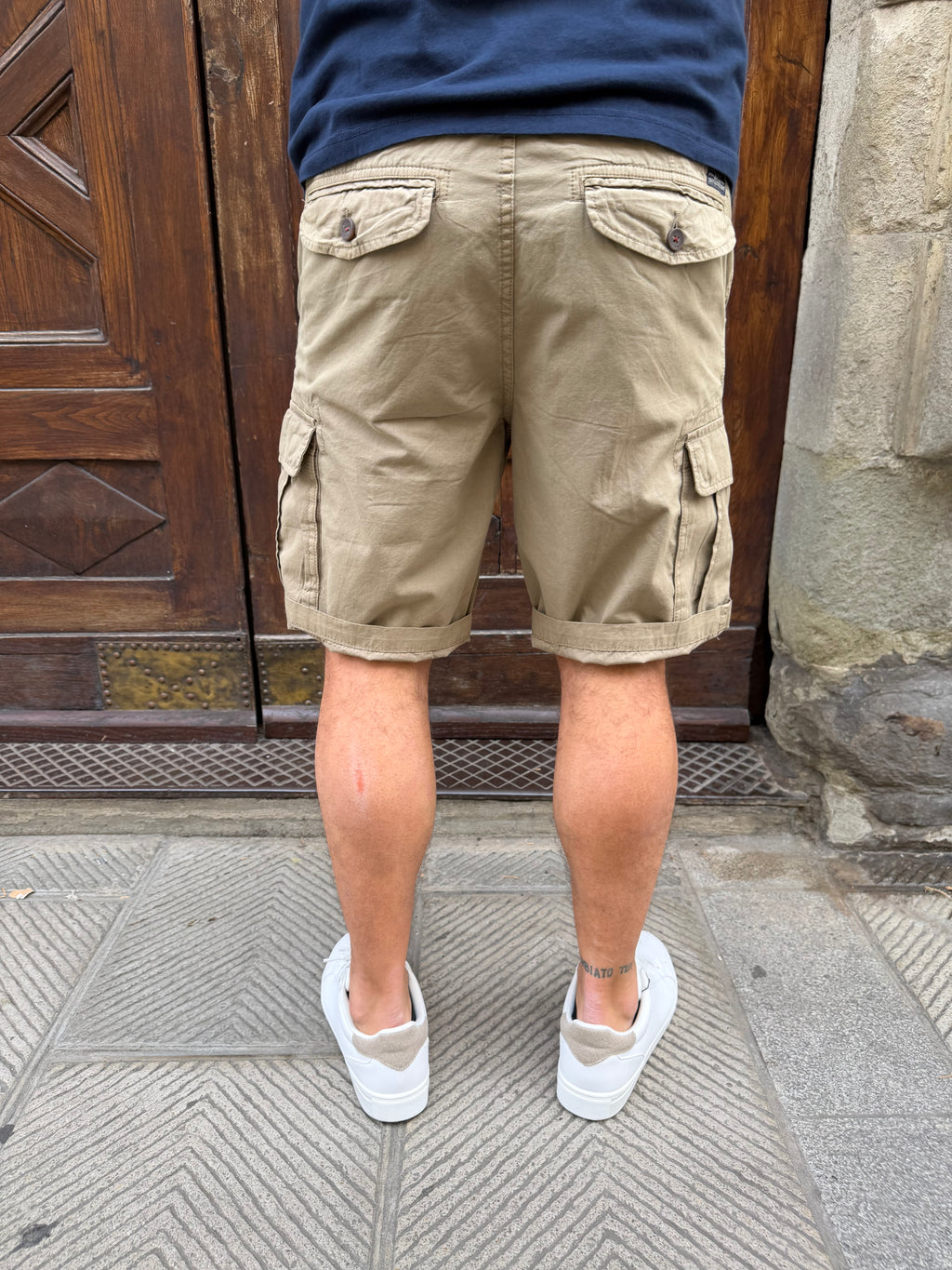 Bermuda cargo di Petrol beige