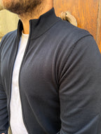 Cardigan John di Hamaki-Ho con zip