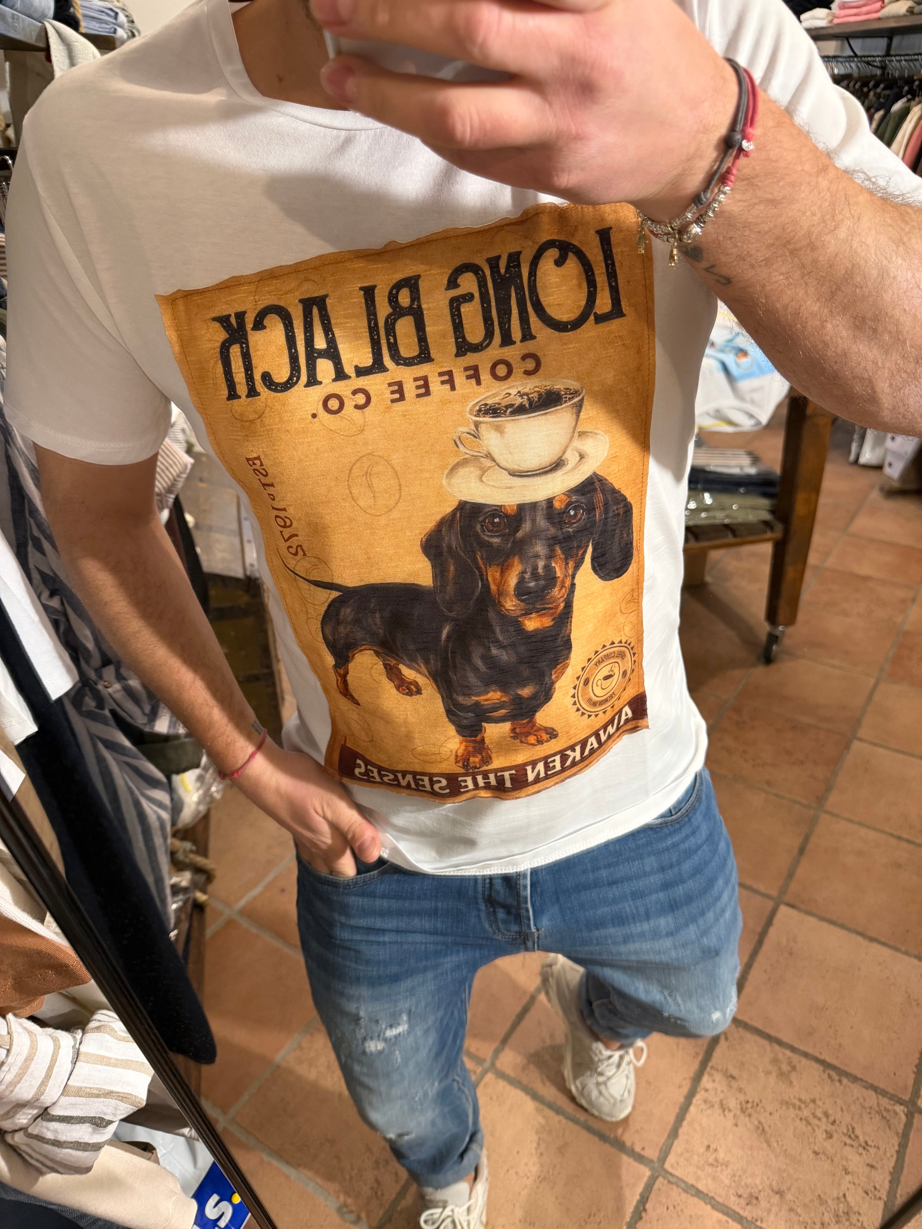 T-Shirt coffe dog