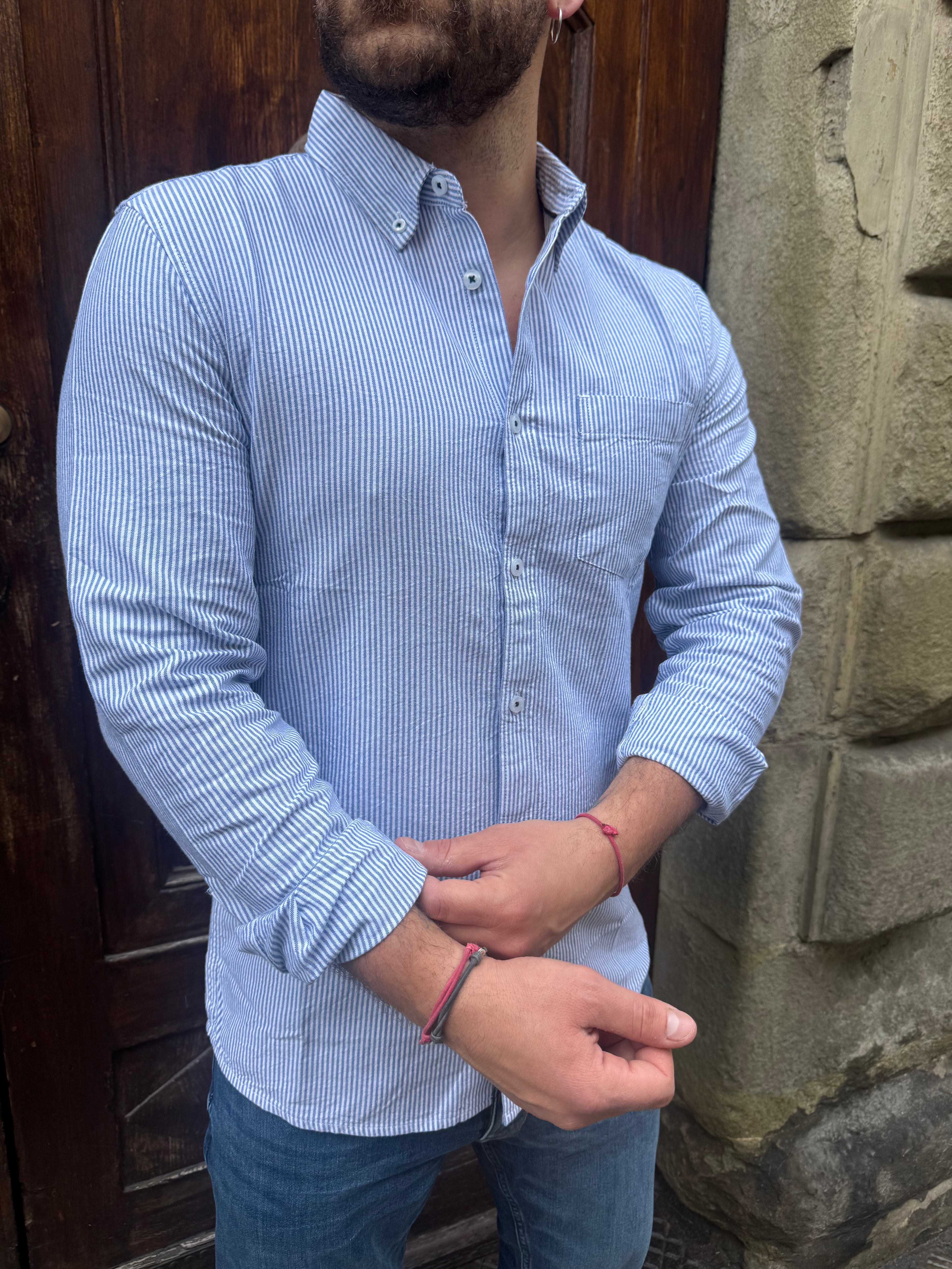 Camicia Timmy di Tiffosi blu