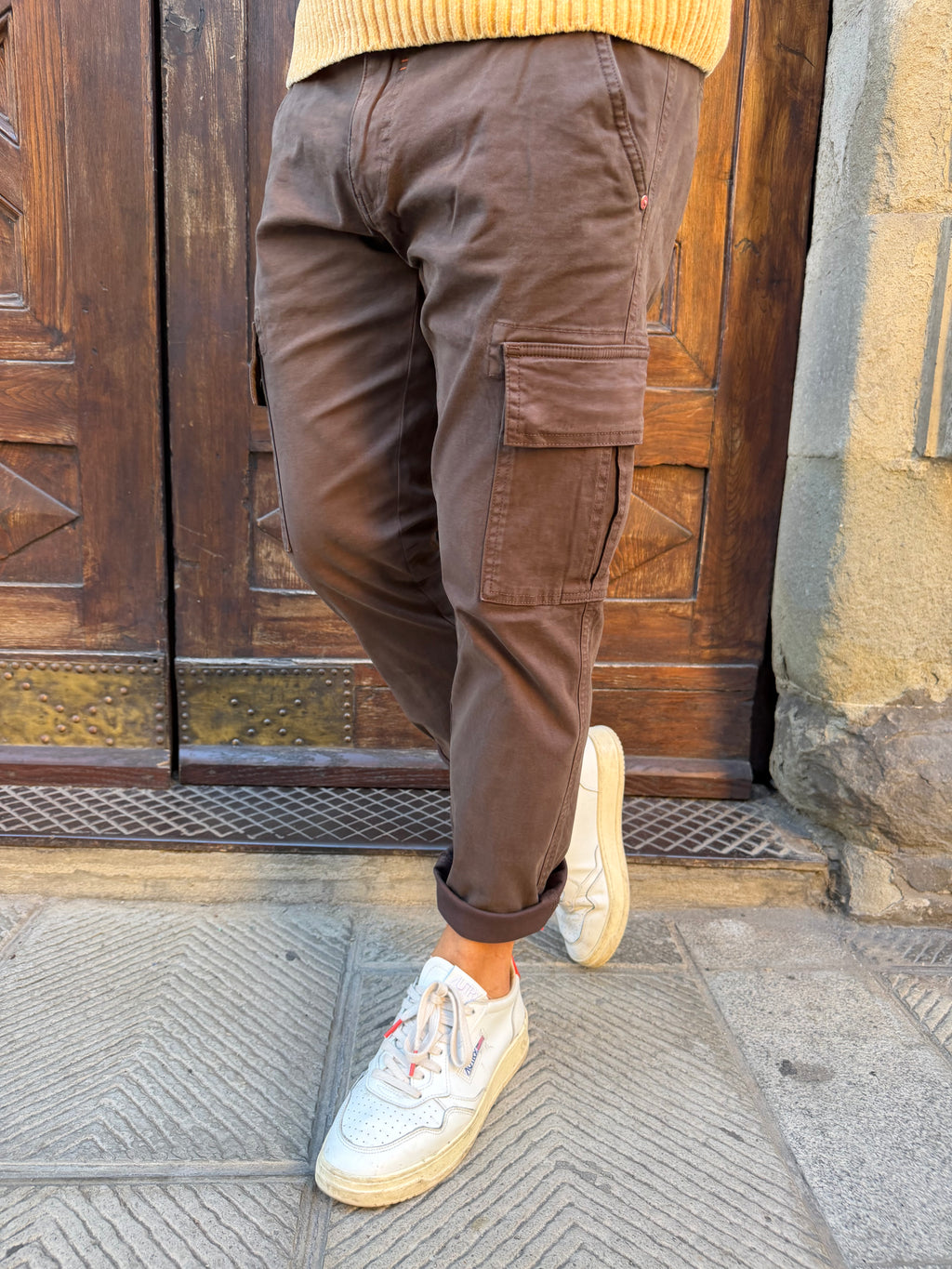 Pantalone Cargo di TRÈZ cioccolato