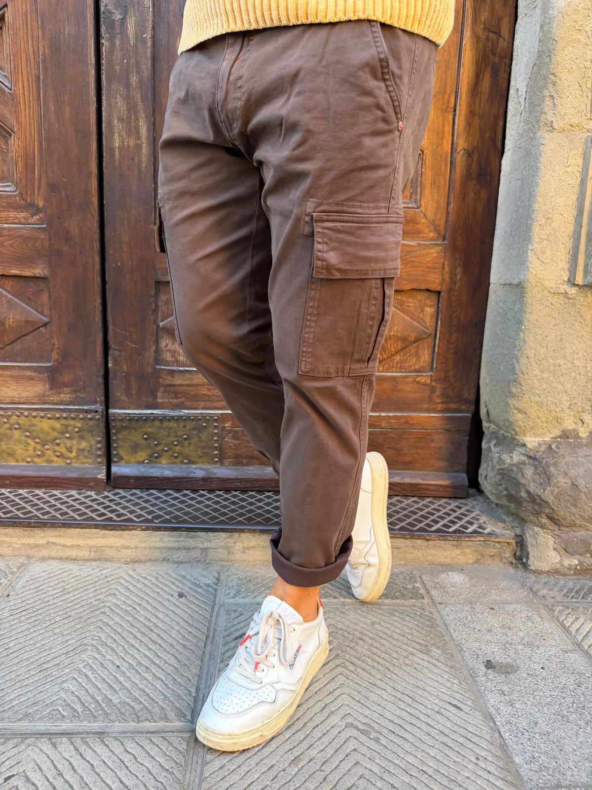 Pantalone Cargo di TRÈZ cioccolato