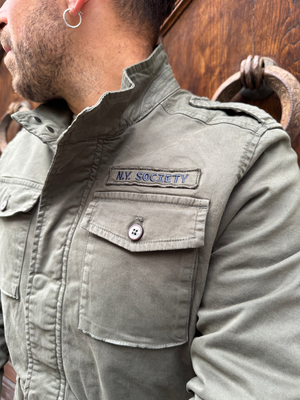 Giacchetta Sahariana di Trèz verde