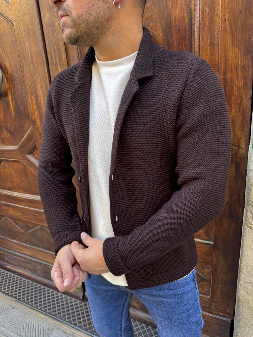 Cardigan Lucio di 3.9 moro