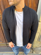 Cardigan Zip di Hamaki-Ho nero