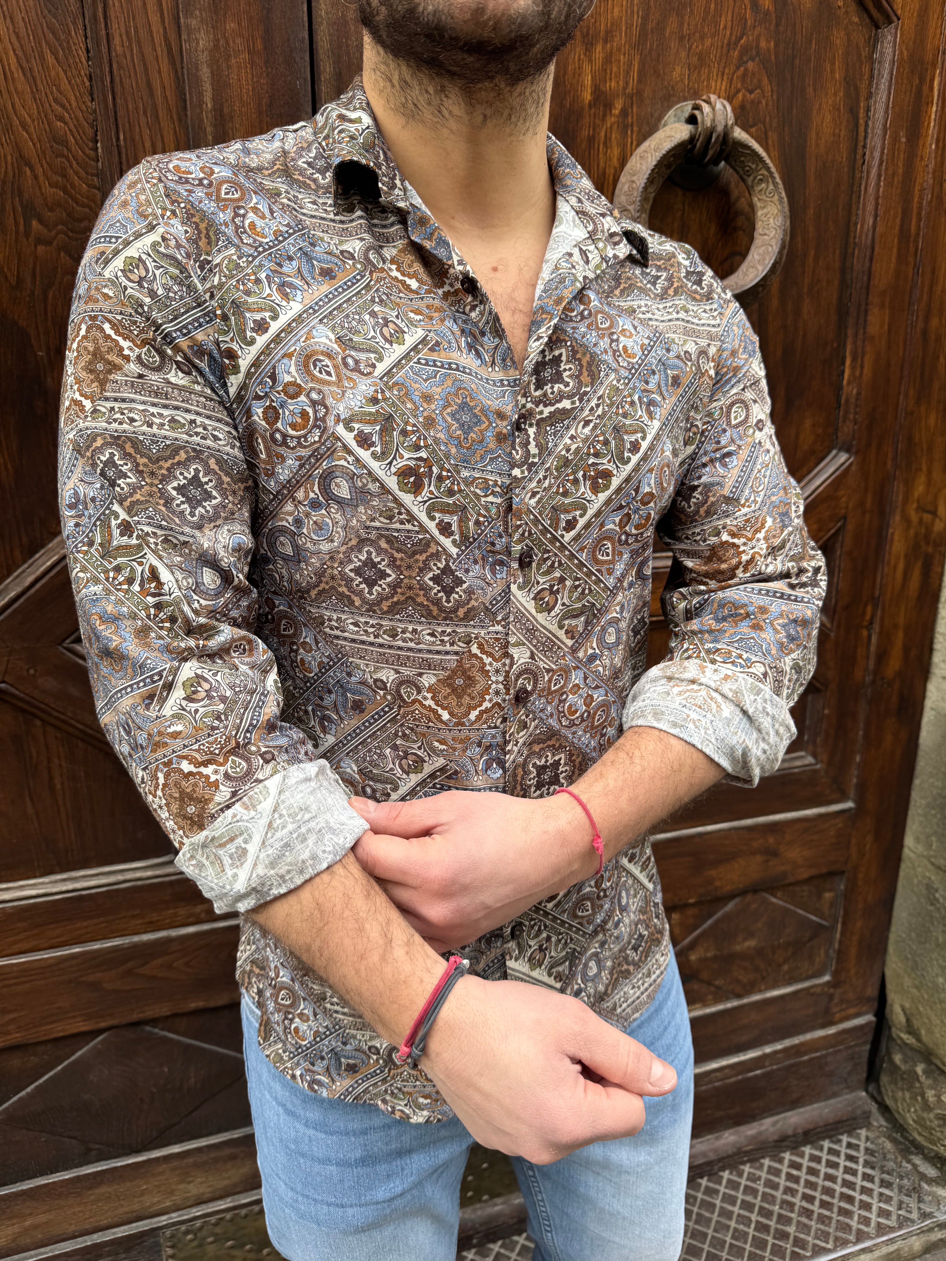 Camicia Damasco di 3.9