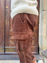 Carica l&#39;immagine nel visualizzatore di Gallery, Pantalone cargo Rocciatore di Telamira cioccolato
