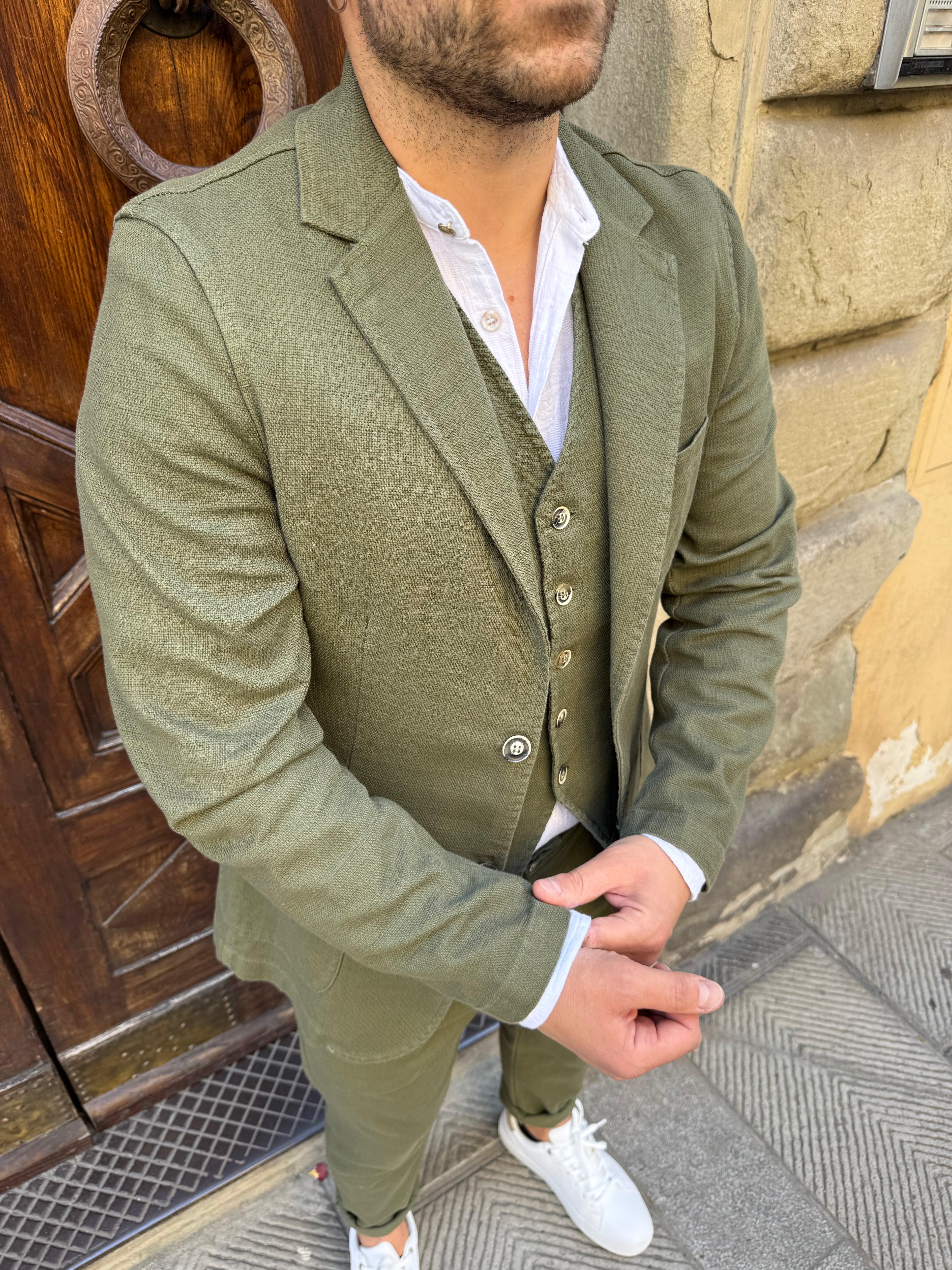 Giacca completo Paul verde