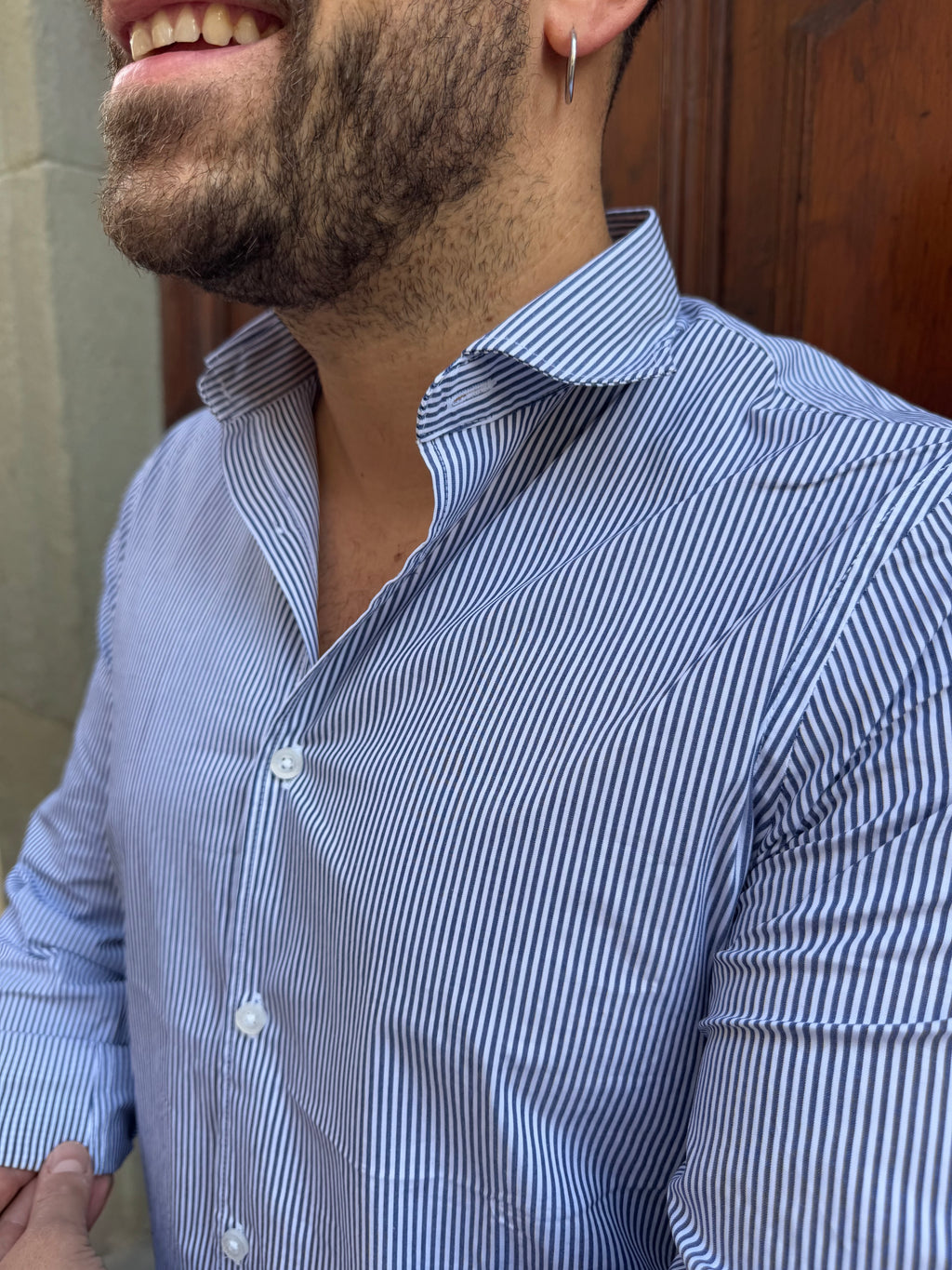 Camicia Portofino di Hamaki-Ho blu