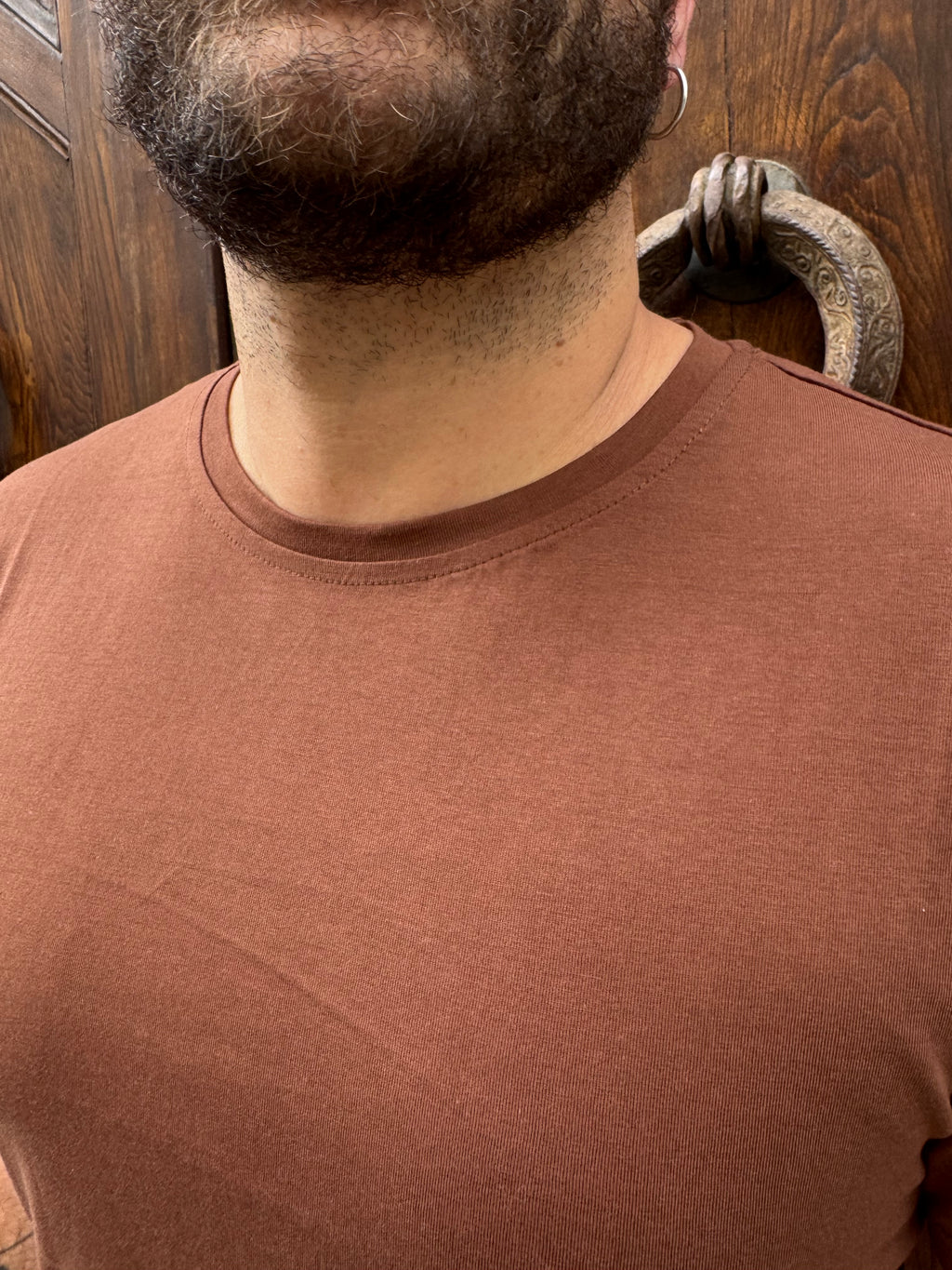 T-shirt Colour di Telamira tabacco