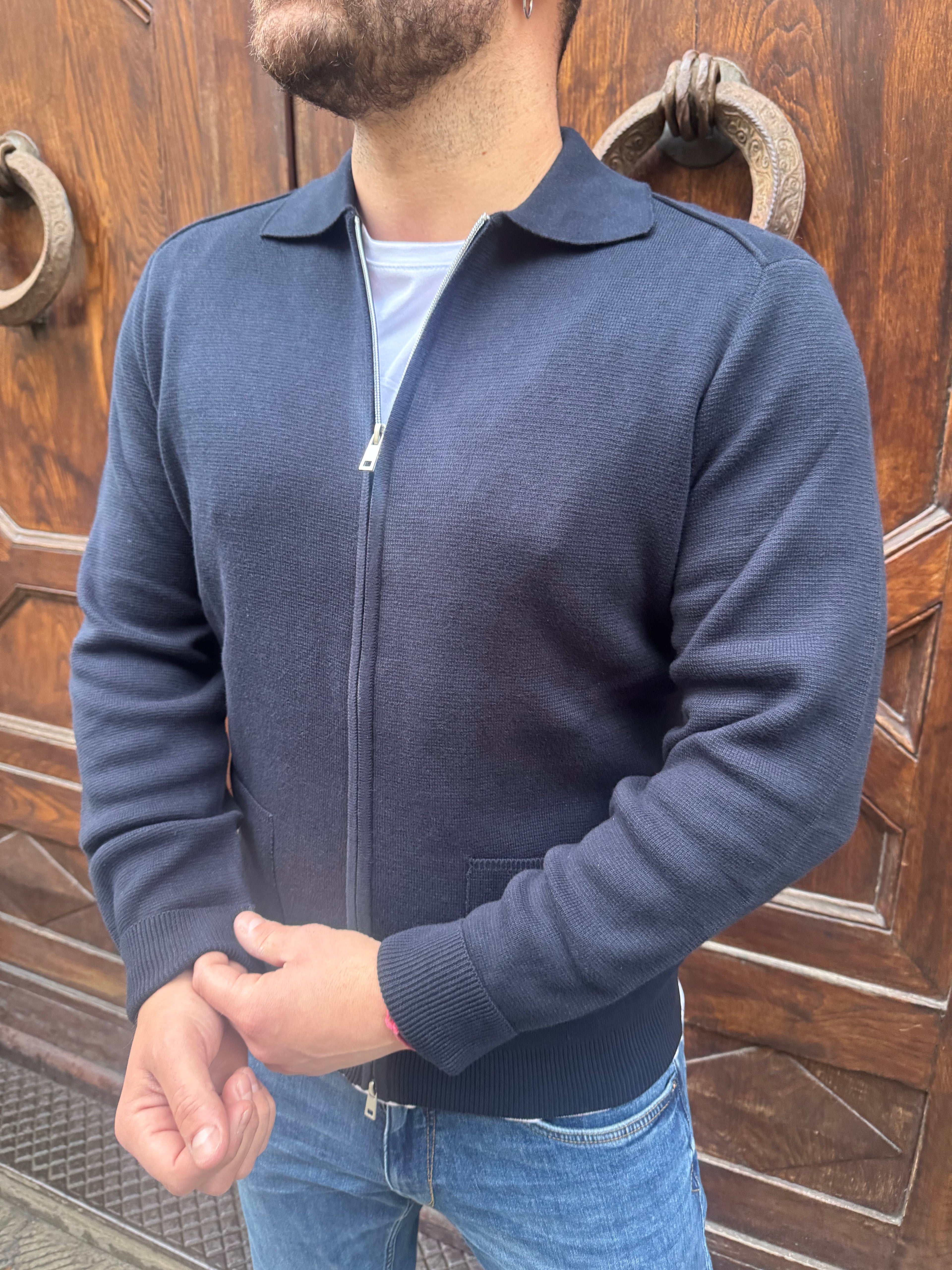 Cardigan Zip di Hamaki-Ho