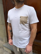 T-Shirt James di 3.9 bianca