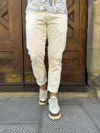 Pantalone Chinos di Tiffosi bianco