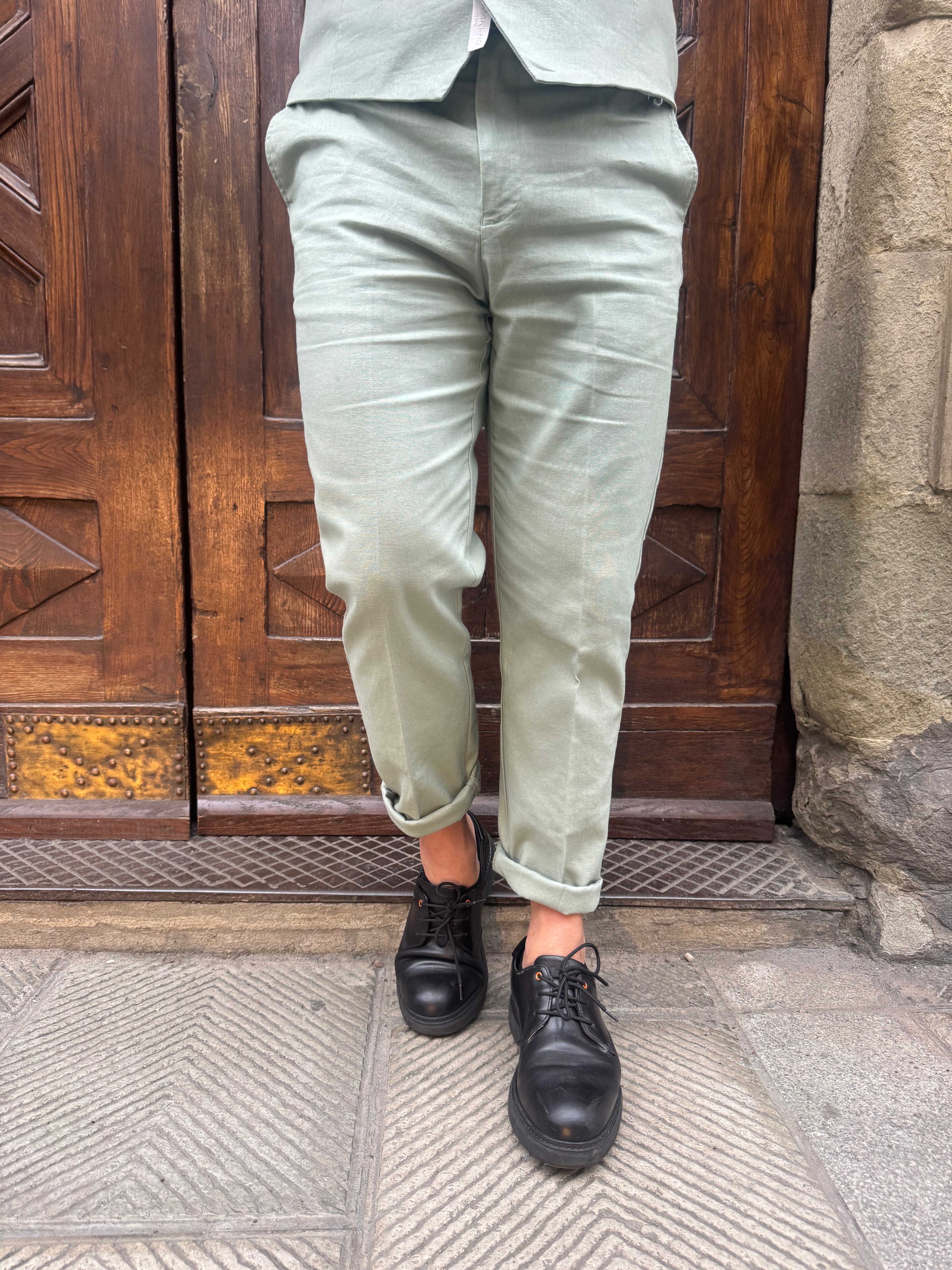 Pantalone completo Roger di Hamaki-Ho verde acqua