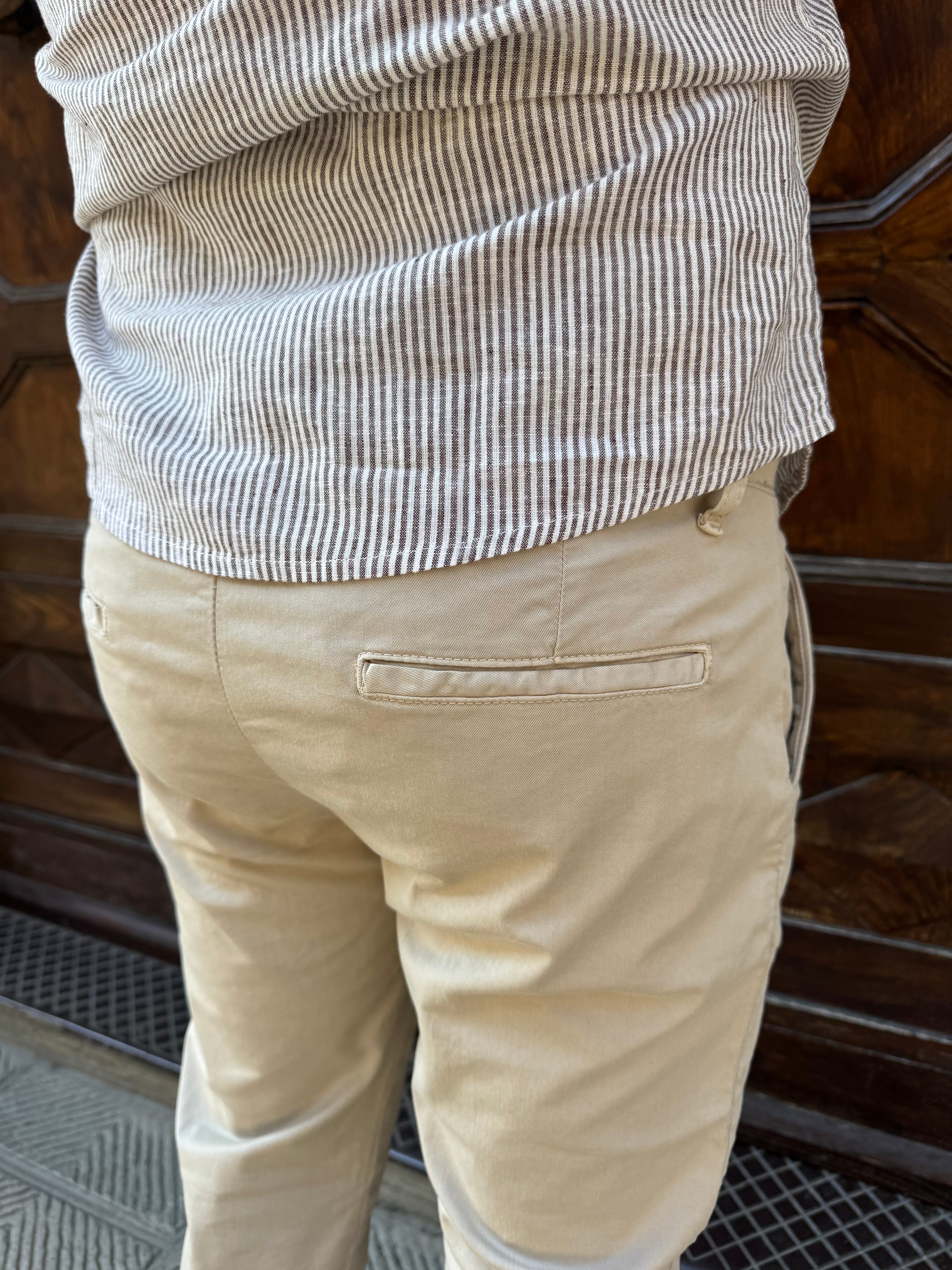 Pantalone Mike di 3.9 beige