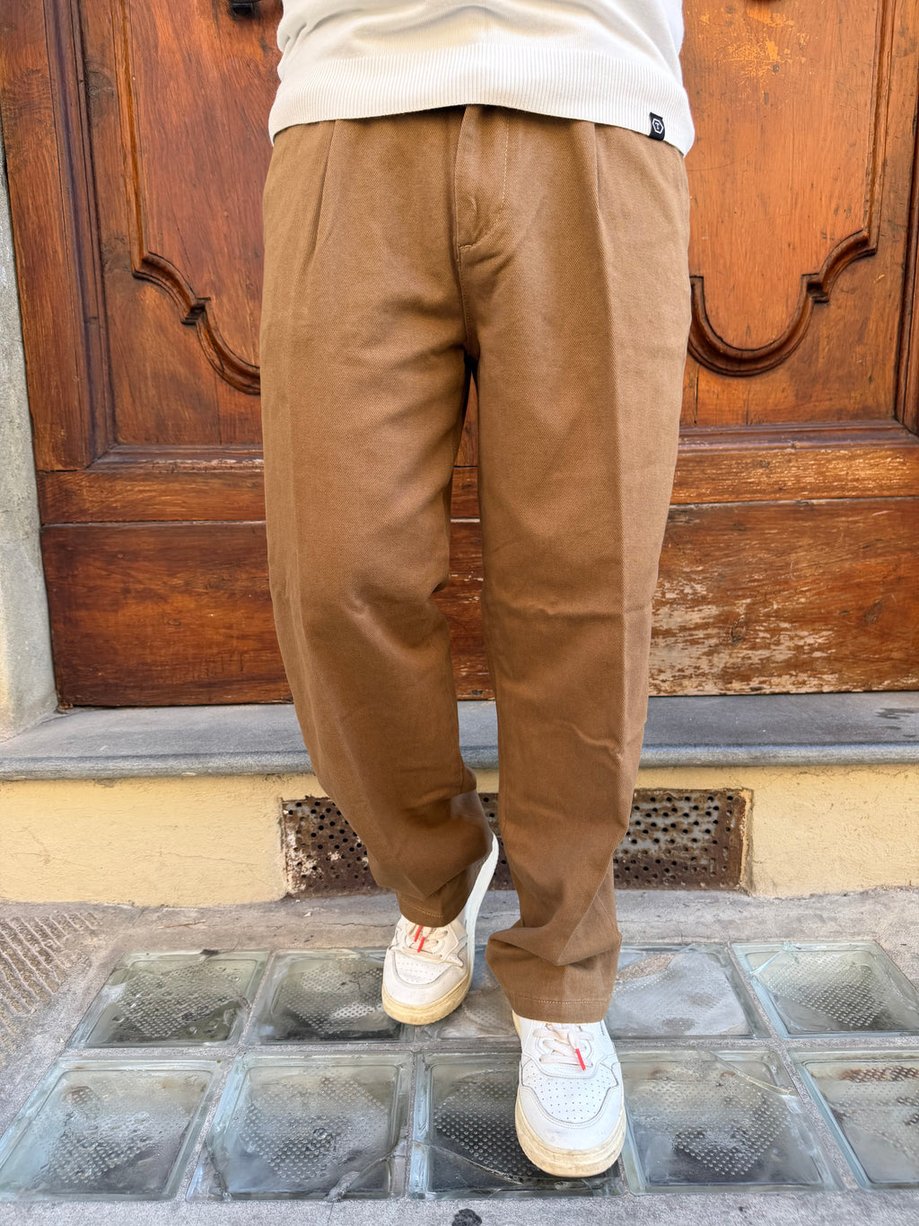 Pantalone Chinos Delamere di Pont tabacco