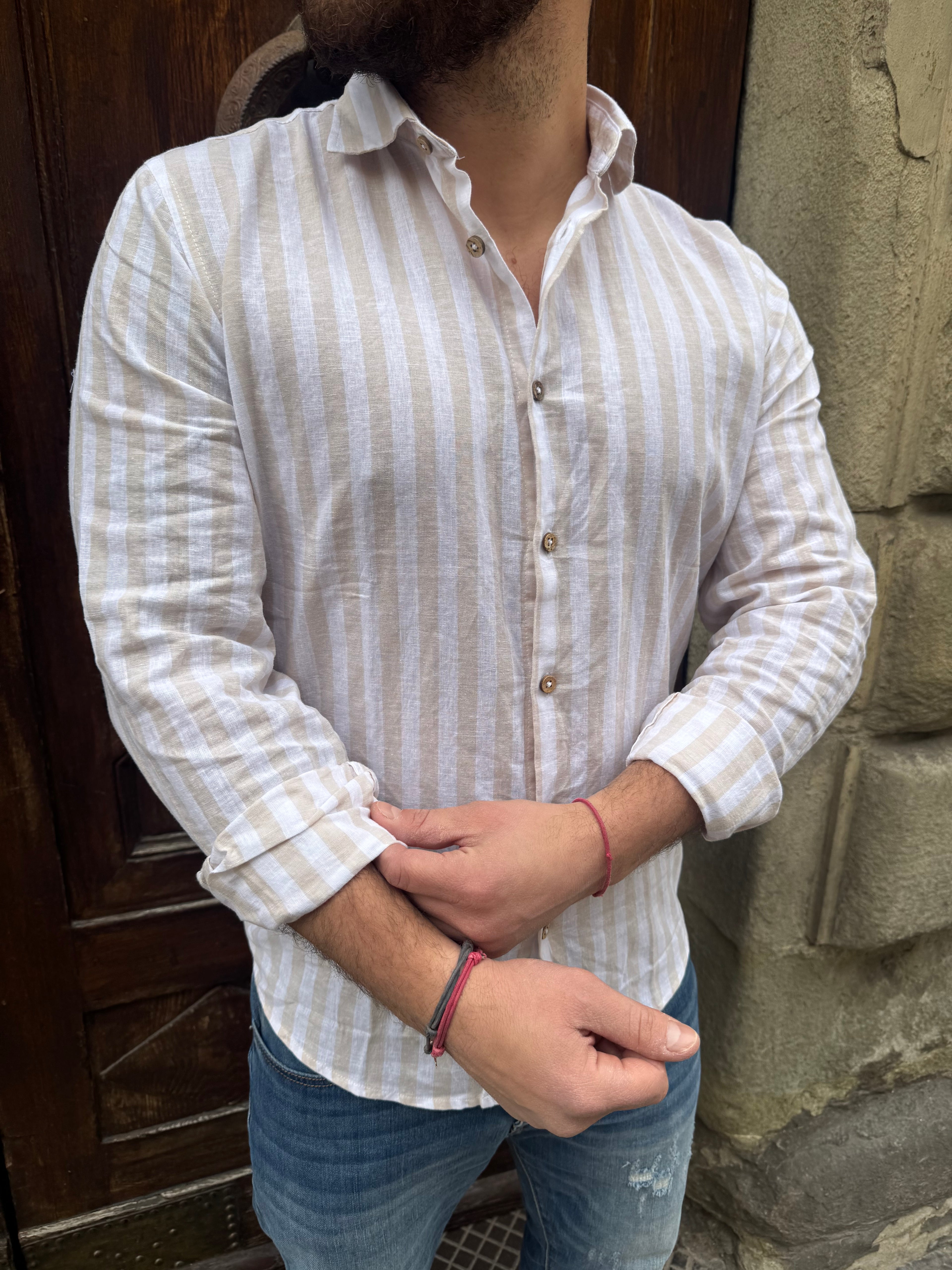 Camicia Summer di Hamaki-Ho beige