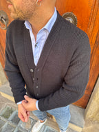 Cardigan Bob di Hamaki-Ho nero