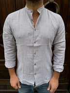 Camicia Millerighe di Hamaki-Ho marrone