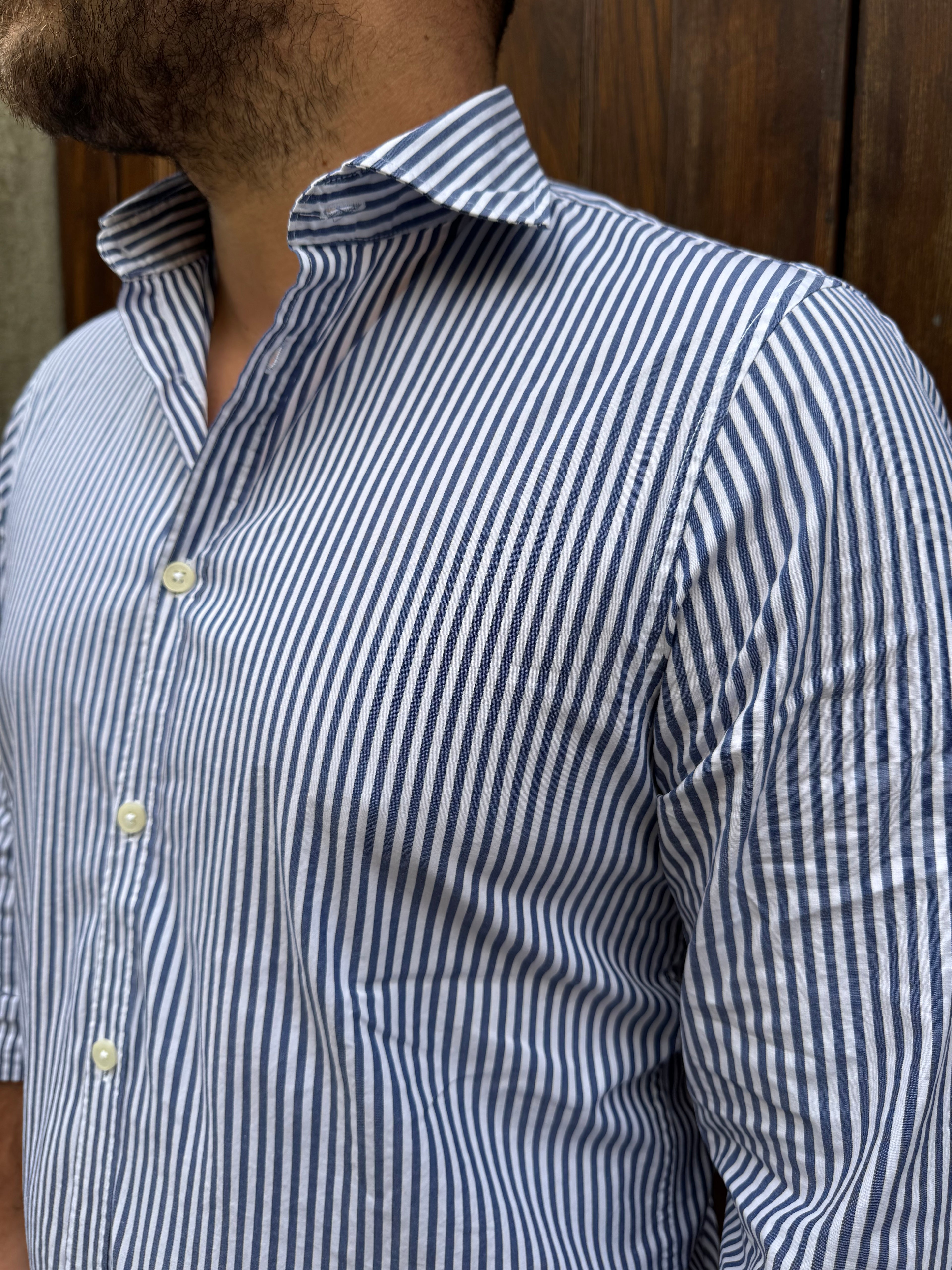 Camicia Portofino di Hamaki-Ho blu