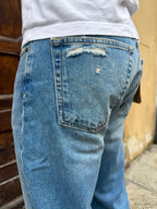 Jeans Yellowstone Cropped di Pont con strappo