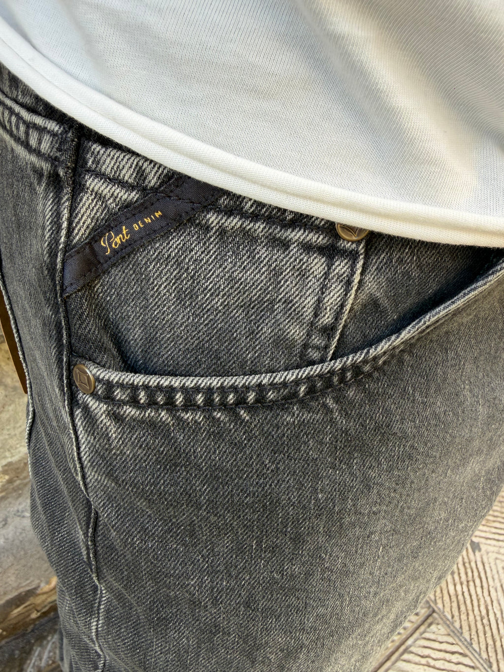 Jeans Teide di Pont lavaggio grigio