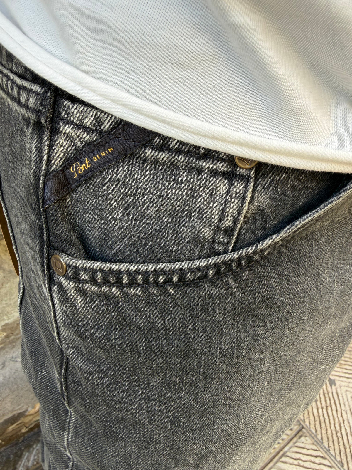 Jeans Teide di Pont lavaggio grigio