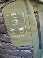 Giacchetto Parka in tessuto tecnico di Tréz verde