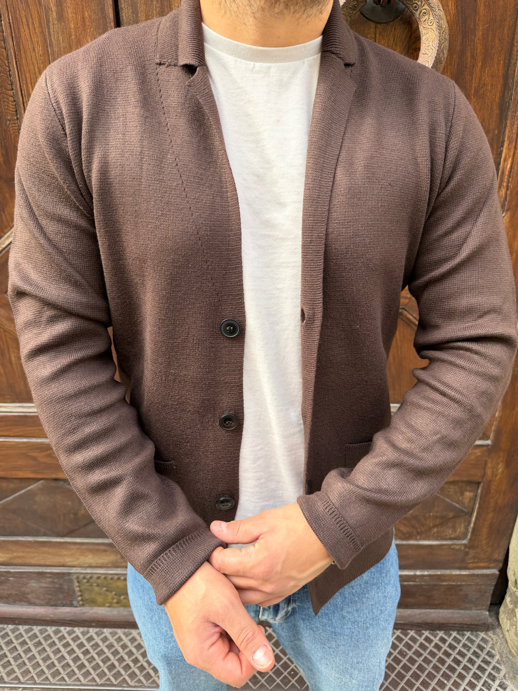 Giacca cardigan Roma di Hamaki-Ho moro