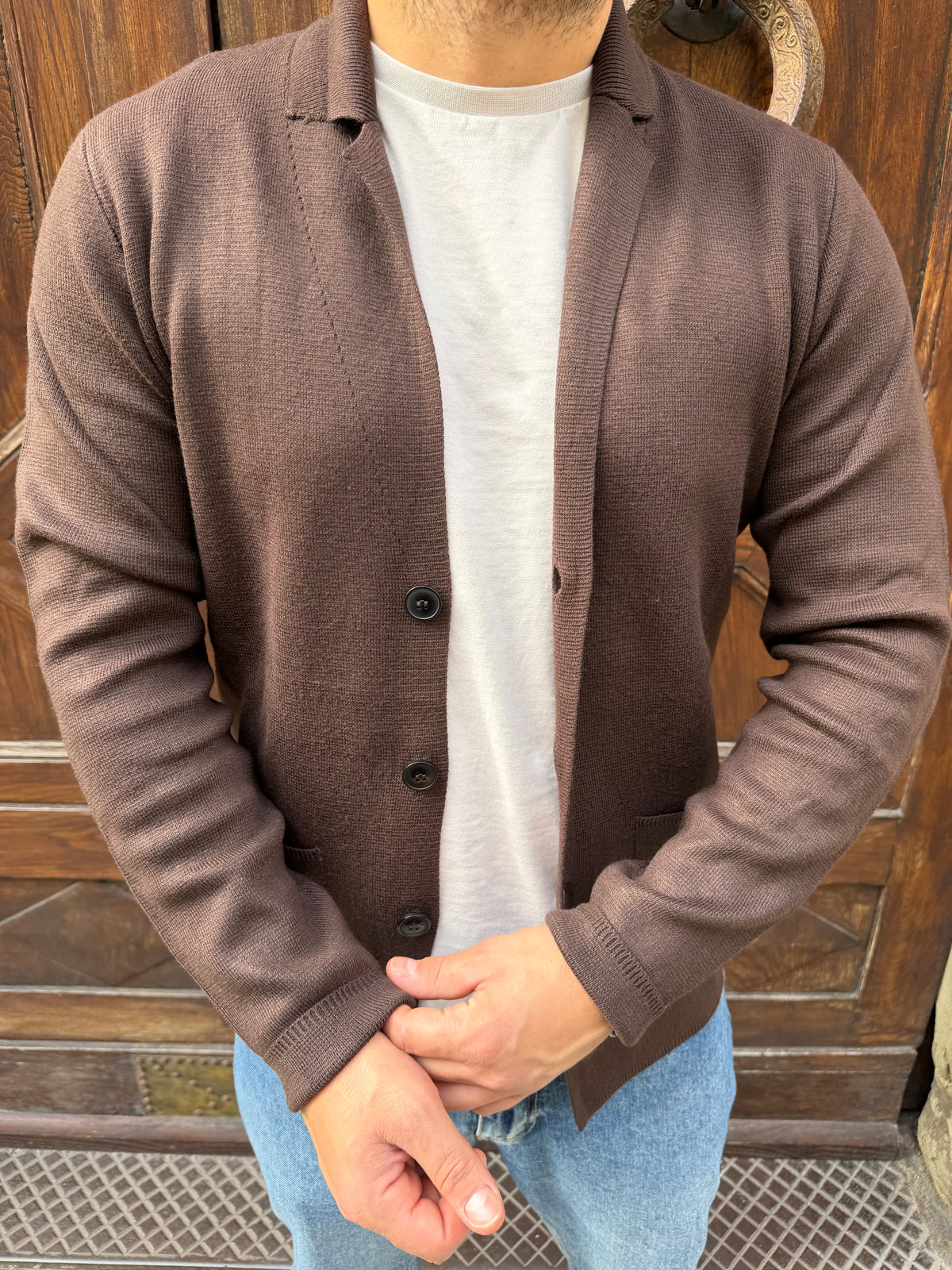 Giacca cardigan Roma di Hamaki-Ho moro