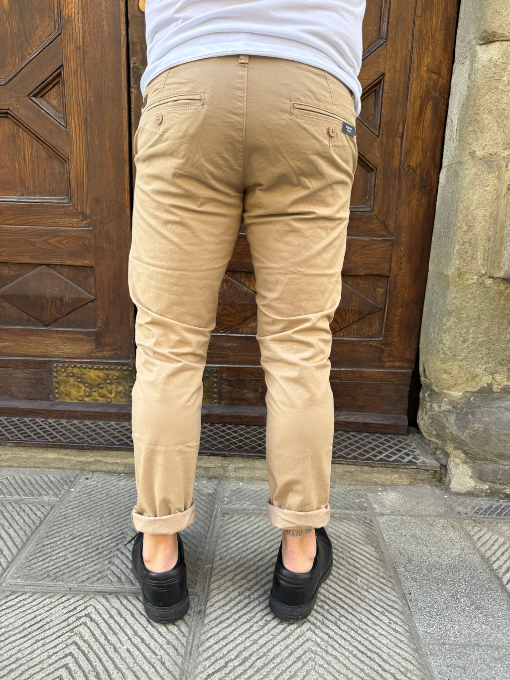 Pantalone Chinos di Tiffosi beige