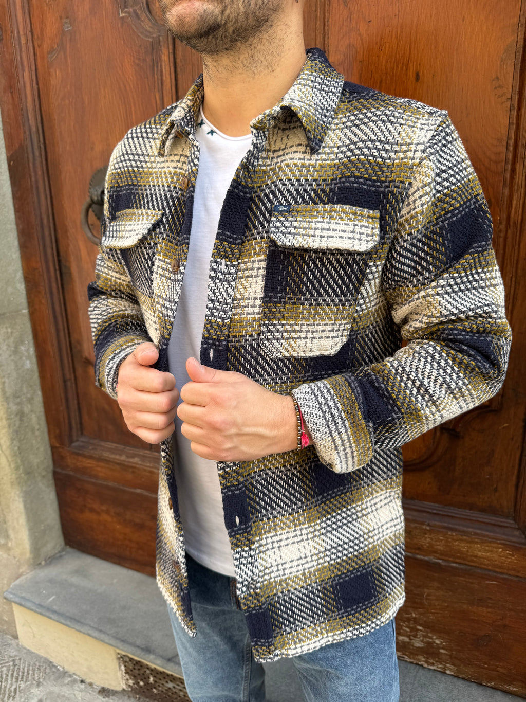 Giacca Overshirt di Petrol