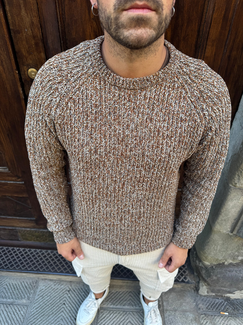 Maglioncino Spike di Trèz in ciniglia