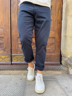 Pantalone Chinos tasca jeans di Hamaki-Ho blu