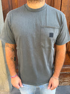 T-Shirt Eddy di Petrol Ind. verde stonewash