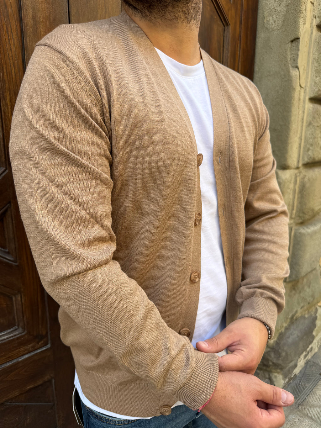 Cardigan Ugo di Hamaki-Ho beige