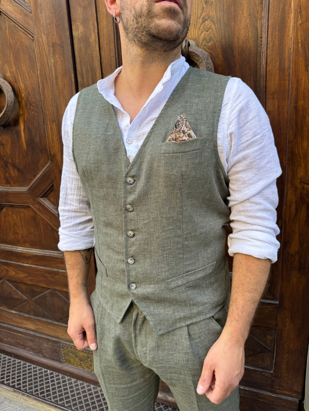 Gilet completo Roger verde